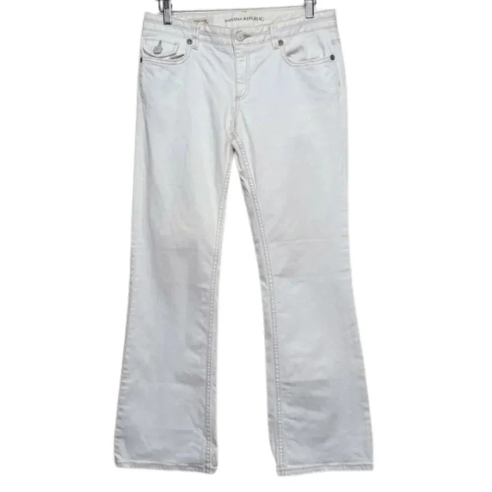 Banana Republic Womens 10 Stretch Boot  Cut Cowgirl Low Rise Jeans